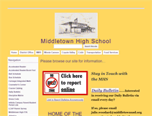 Tablet Screenshot of mhs.middletownusd.org